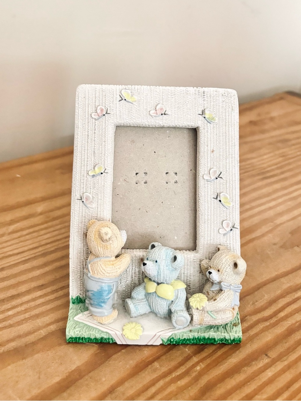 VTG Nursery 3-D Teddy Bear 3x2 Photo Frame